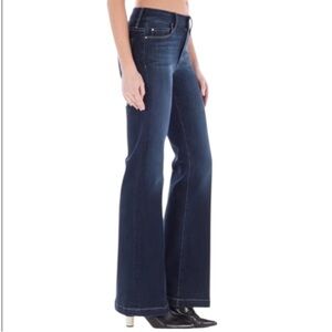 Fidelity Denim Octavia Viper Rinse Mid Rise Wide Leg Jeans